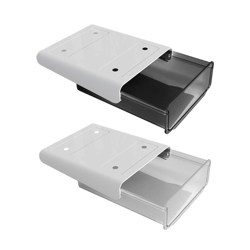 

Self-Adhesive Under Desk Drawer Slide-Out Office Hidden Stationery Organizers Table Storage Box Pencil Tray Holder J60C