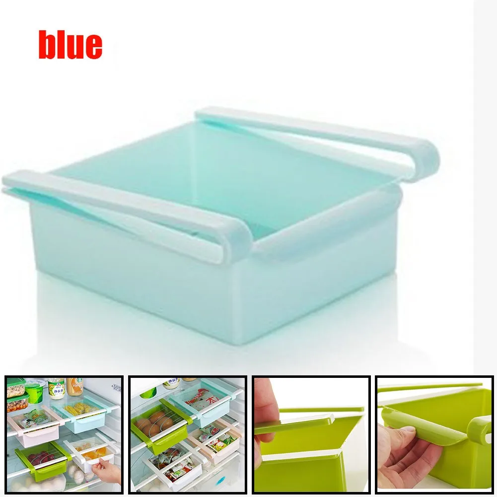 

15.5*16.5*7CM Adjustable Stretchable Fridge Organizer Classification Spacer Layer Storage Rack Kitchen Accessories