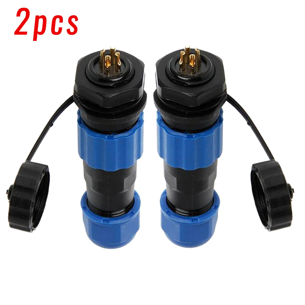 

Electrical 2*set Connector Supplies SP13 4Pin Waterproof Butt Circular