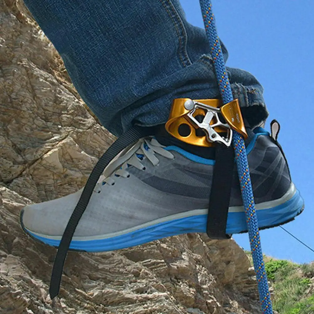 

Outdoor Right Foot Ascender Riser Rock Climbing Mountaineering Equipment Outdoor Mountaineering Climbing Accessories Rock G I9T4