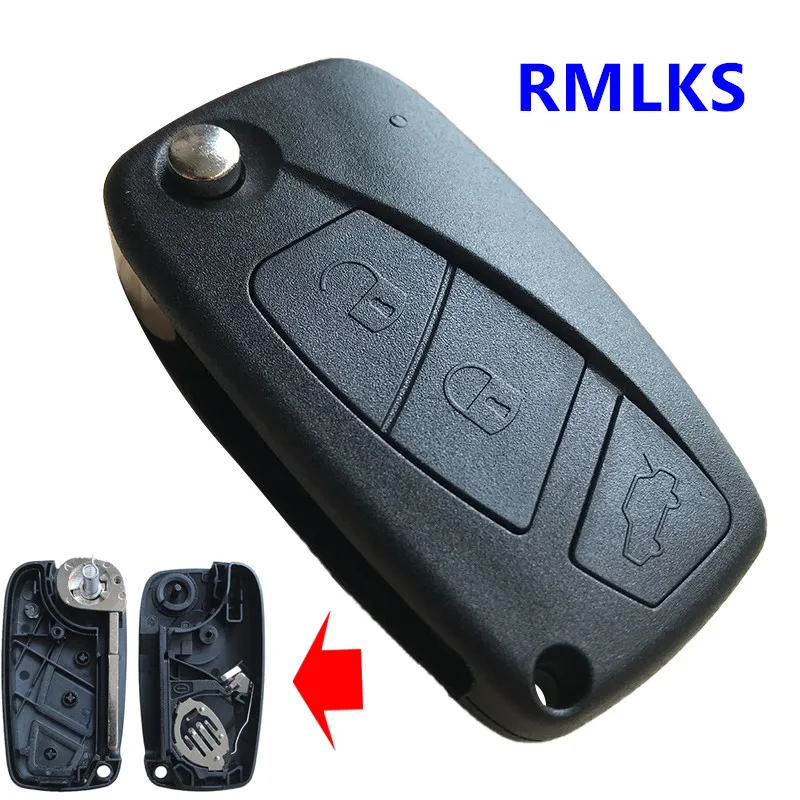 Чехол для пульта дистанционного управления с 3 кнопками Fiat 500 Panda Idea Punto Stilo Ducato Uncut