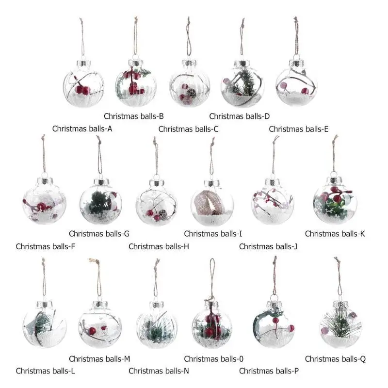 2019 подвеска в виде капли рождественской елки подвесной прозрачный шар украшения