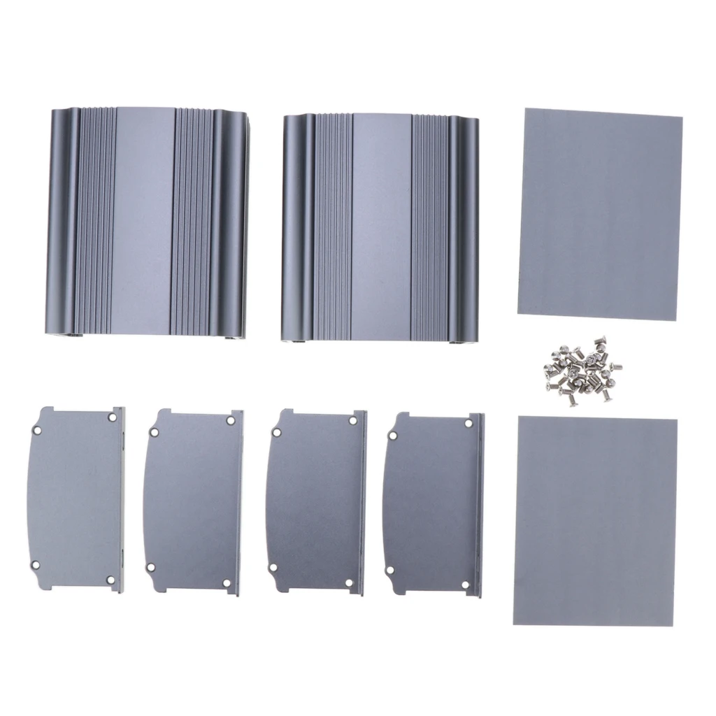 2 шт. в комплекте экструдированный Алюминий электронный корпус источника