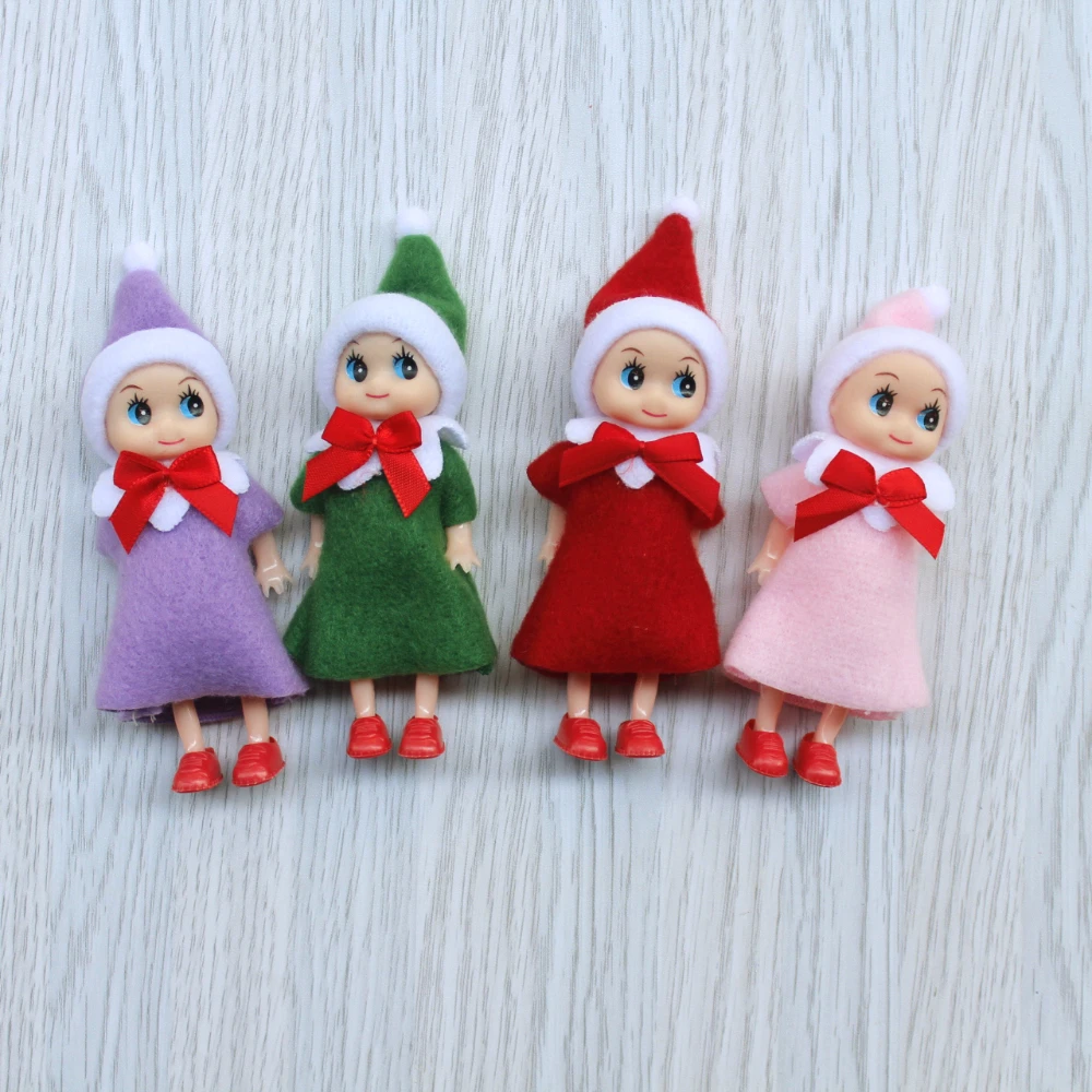 Куклы для малышей 10 см-эльфы с подвижными руками аксессуары дома рождественские