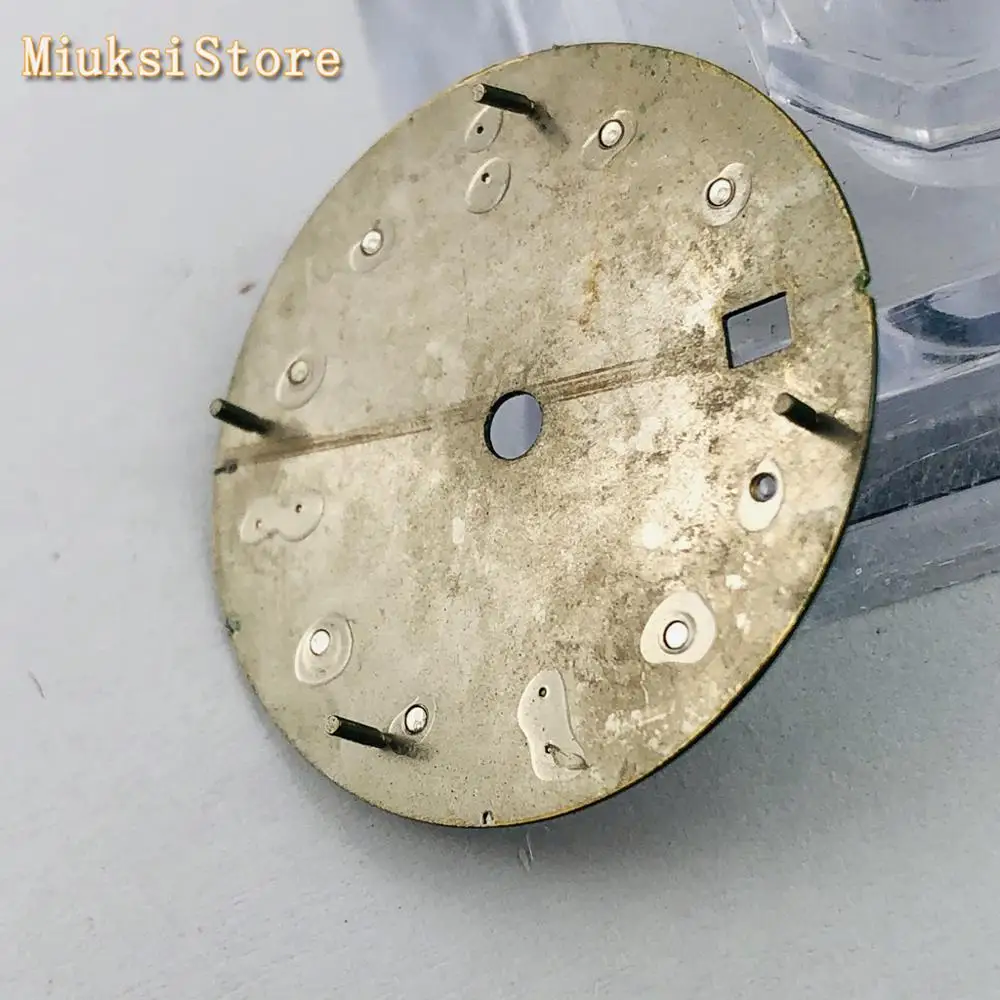 Bliger 28.5mm black blue green watch dial fit ETA2836/2824 Miyota 8205 8215 821A Mingzhu DG2813/3804 movement | Наручные часы