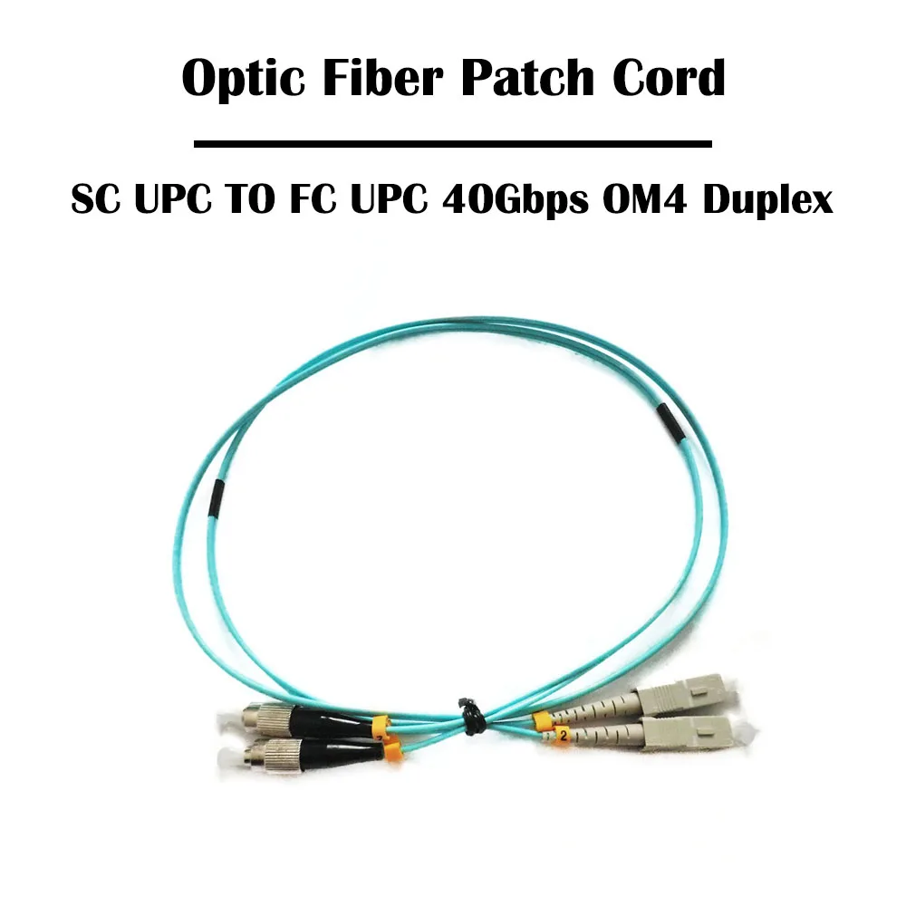 10 шт. 1 0 м SC UPC TO FC Гбит/с OM3/ 40 OM4 мм 50/125 многомодовый волоконный патч-корд дуплекс 2 |