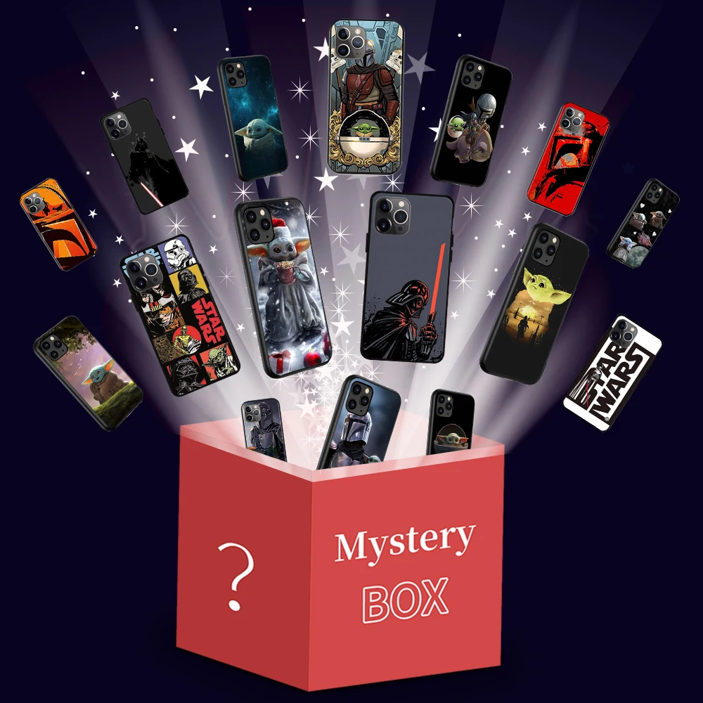 

Star Wars Phone Case Creative Box Mystery Gift Surprise Box For iPhone 10 11 12 Pro Mini 4S 5S SE 5C 6 6S 7 8 X XR XS Plus Max