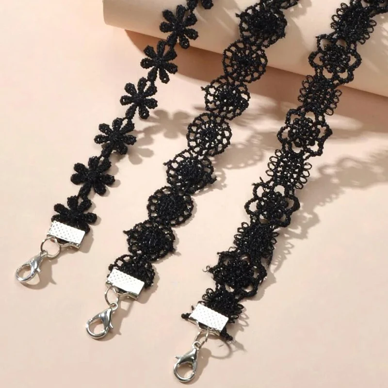 Женское Ожерелье-чокер классическое женское ожерелье из стрейчевого бархата 6