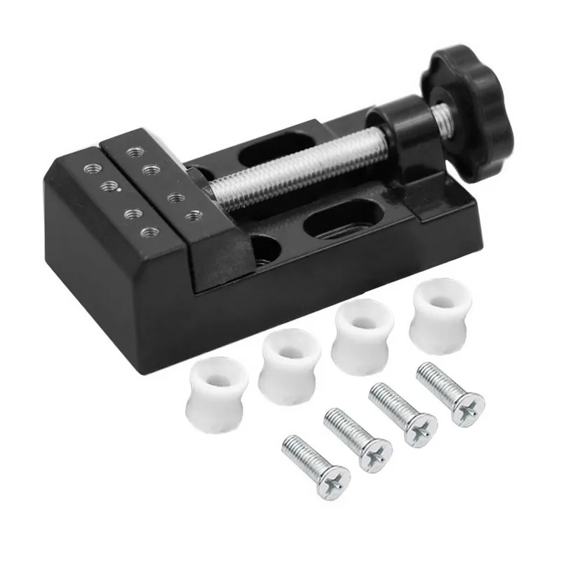 

Mini Flat Clamp Table Vise DIY Sculpture Craft Carving Tool for for Jewelry Mini Flat Clamp Table Bench Flat Bench Clamp
