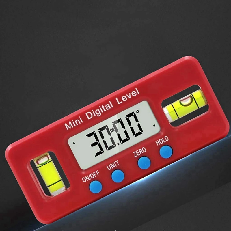 Электронный спиртовой уровень Цифровой Угол Finder метр транспортир Калибр