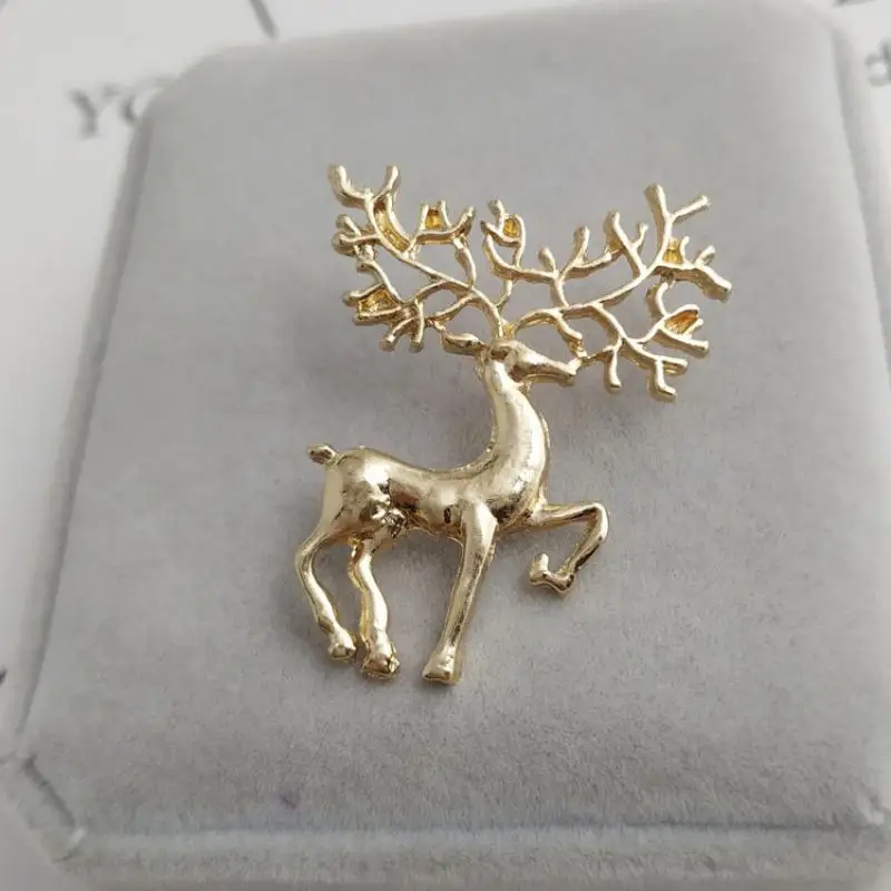 Серия животных насекомых пчела/цветок/Птица/олень эмалированная брошь воротник