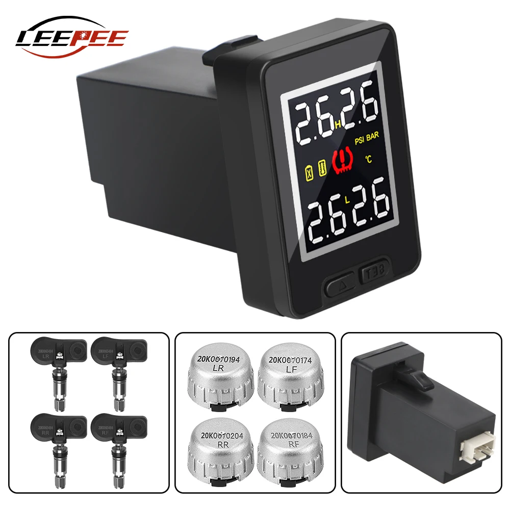 Для Toyota Mitsubishi Outlander автомобильный TPMS датчик цифровая Встроенная система контроля