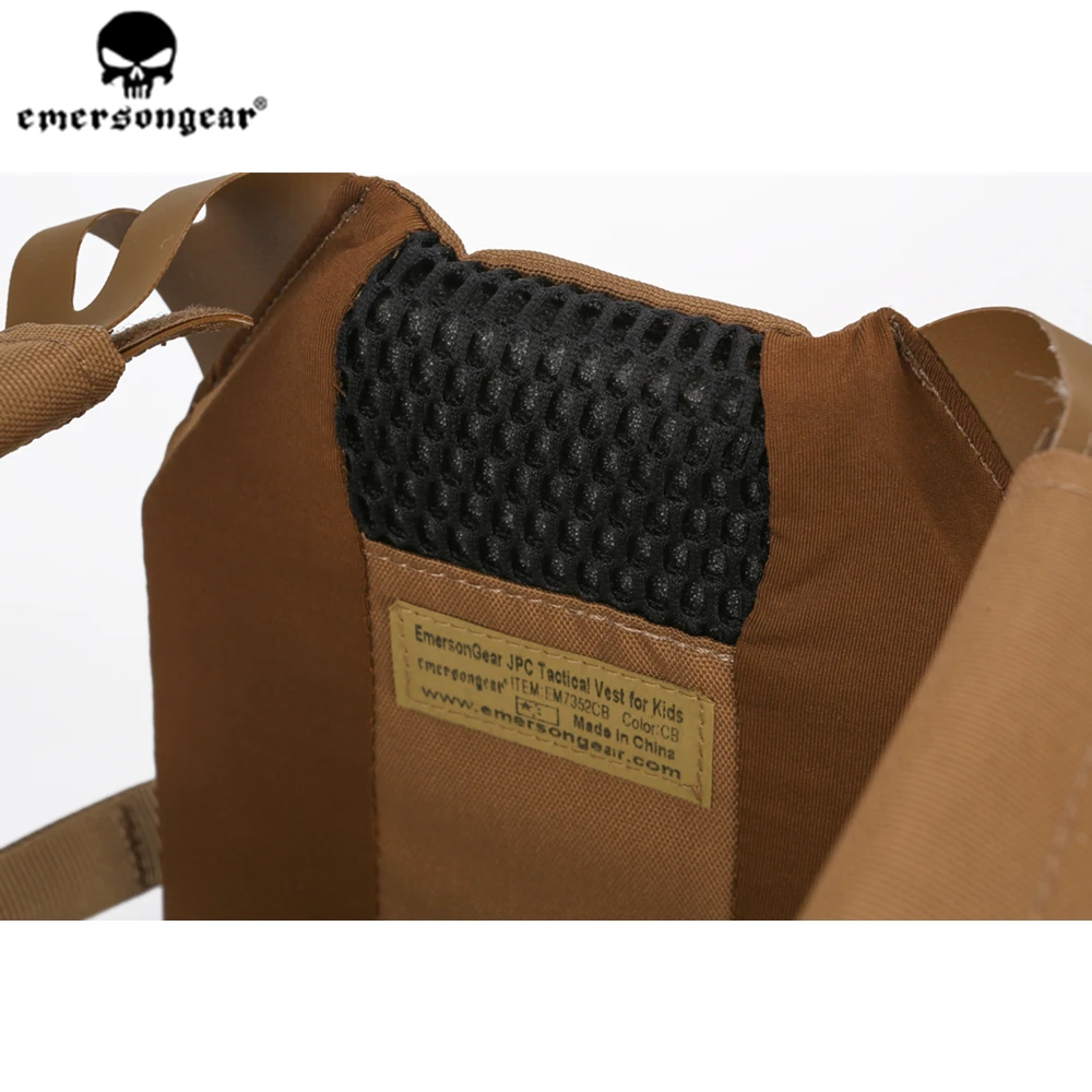 Emersongear, для детей, JPC, несущая пластина, тактический жилет, защита воина, бронежилет, легкий мини жилет для страйкбола