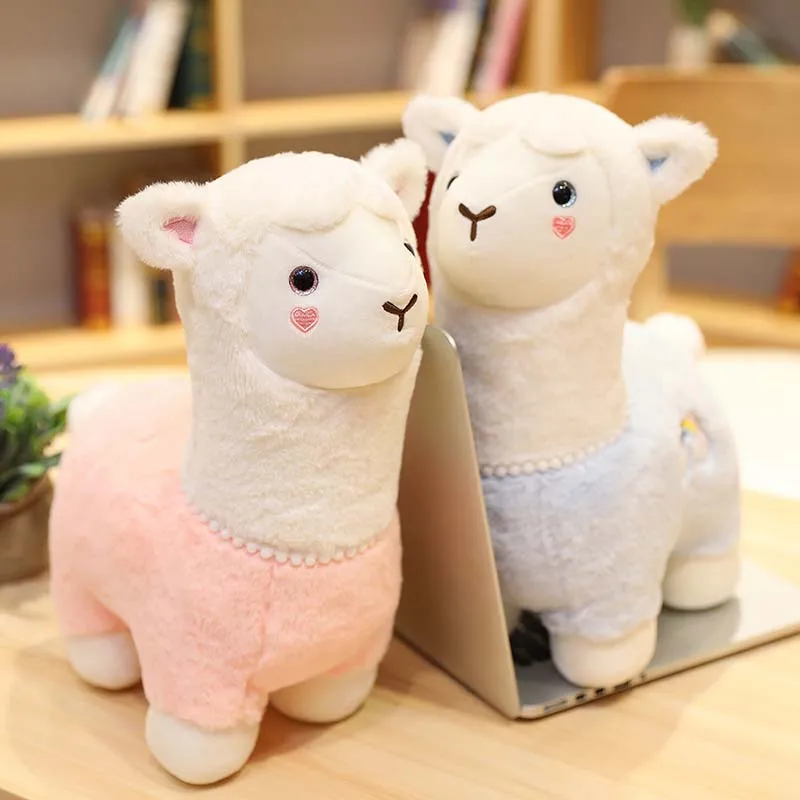 Дропшиппинг Epacket 1 шт. см Милая Радужная игрушка альпака кукла kawaii овечка стоящая