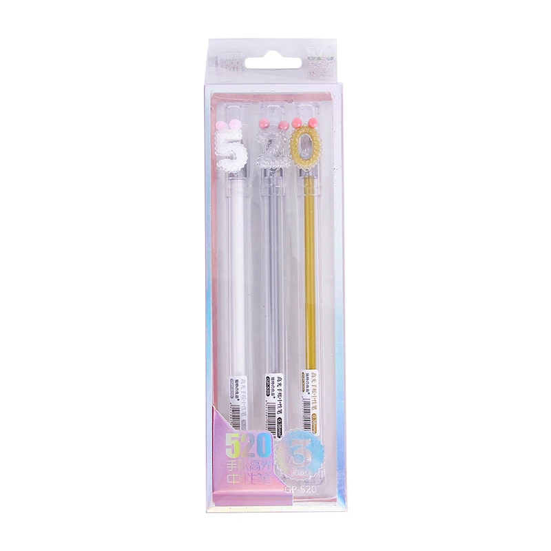 

Specular color pen drawing hands zhang dazzle colour cancel the small pure and fresh girl 0.38 neutral pen pen sets