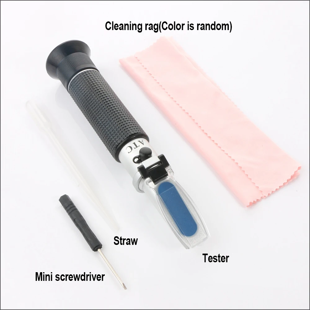 DZYTEK 3-in-1 Animal Clinical Refractometer Handheld Digital Urine Specific Gravity Serum Protein 1.000-1.060RI For Pet Dog Cat |