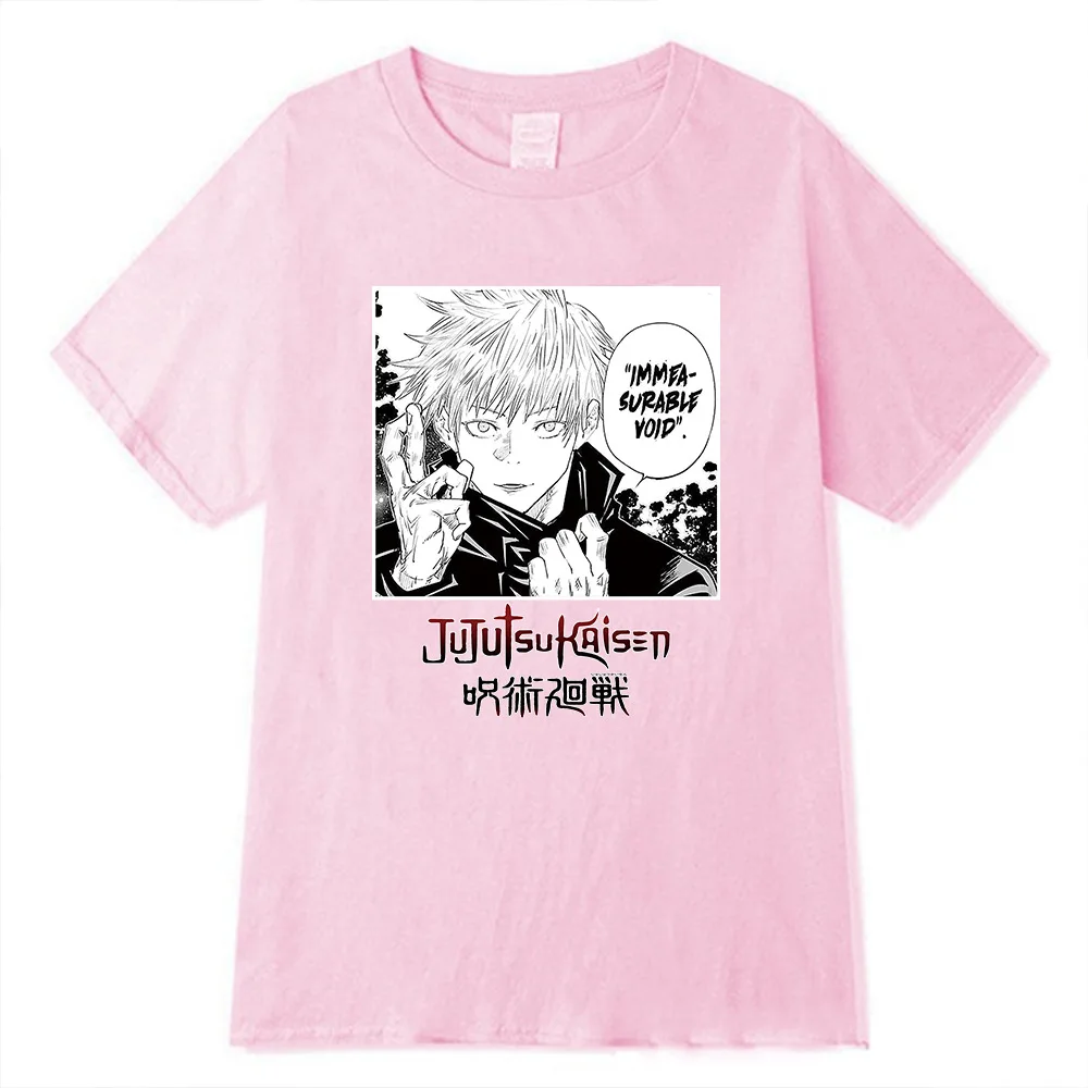 

Jujutsu Kaisen Gojo Satoru Itadori Megumi Toge Men Tshirt Clothes Couple Casual Short Sleeve Unisex Men Tshirt Clothes Male Tops