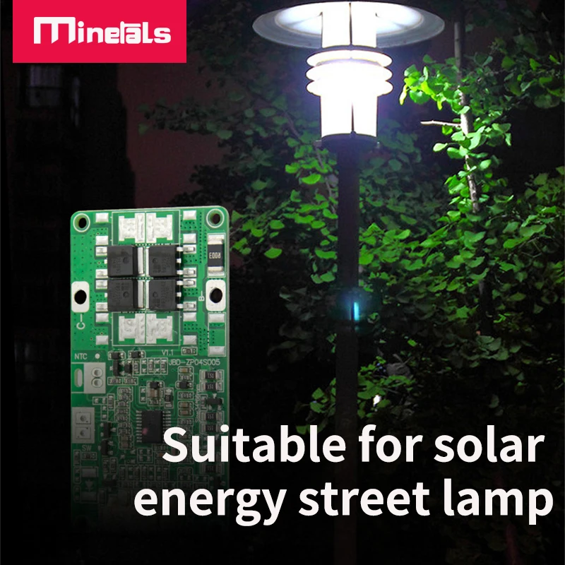 Минералы 4s lifepo4 BMS PCM 12v общий порт с балансом 10a 15a 20a 25a для LiFePO4 3 2 v 32650
