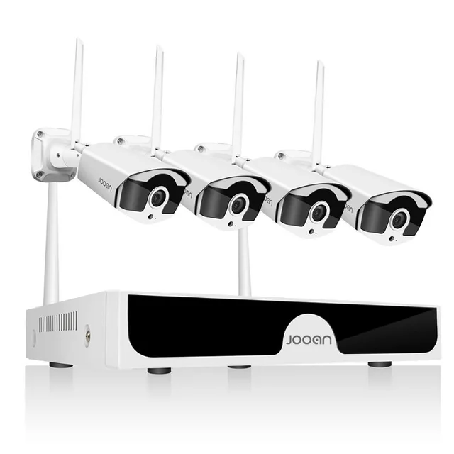  Jooan 8CH NVR 3MP Беспроводная система видеонаблюдения Аудиозапись Открытый P2P Wi-Fi IP-камера безопасности Комплект видеонаблюдения Комплект NV…