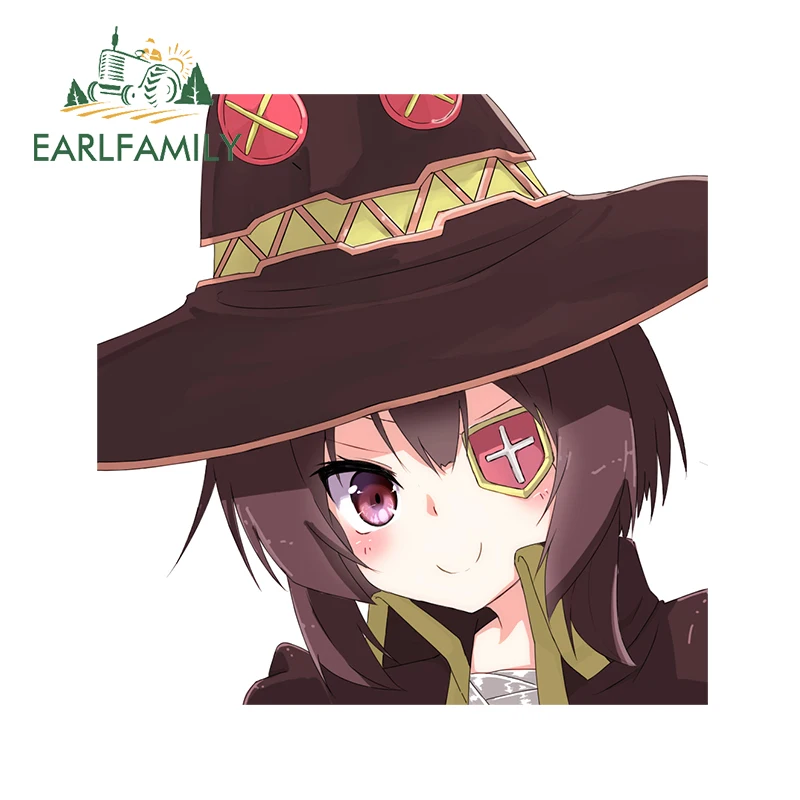 

EARLFAMILY 13 см x 13 см для Megumin Φ авто аксессуары для автомобиля