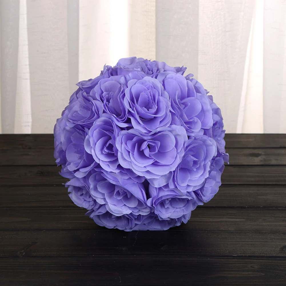 Шелковая Роза украшение для свадьбы целующиеся шары помпоны свадебный