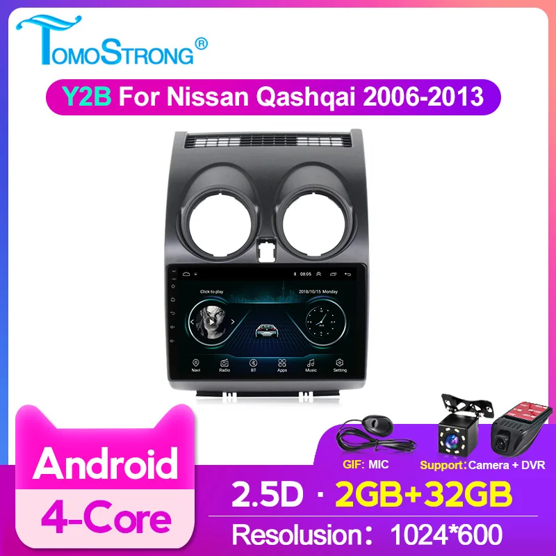 AHD 1024X600 Android система автомобильный GPS мультимедийный плеер для Nissan Qashqai 2006 2007 2008-2013