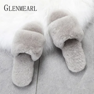 Тапочки домашние женские, зимние, теплые, пушистые