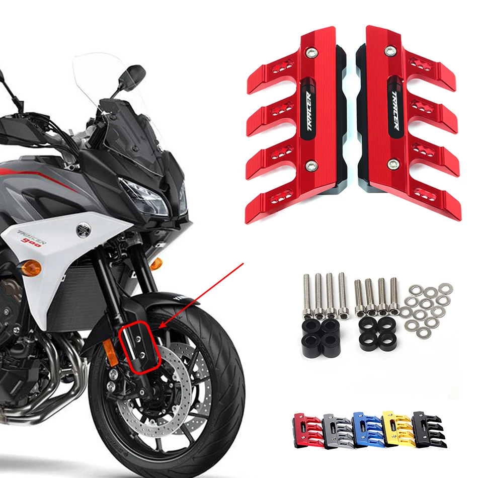 

Аксессуары для мотоциклов Yamaha TRACER900/GT 2018 2019 2020, брызговик, Боковой защитный блок, переднее крыло, боковой ползунок против падения