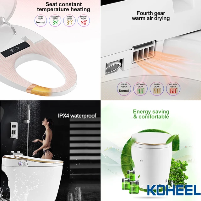 KOHEEL Intelligent Smart Toilet Toilet WC Elongated Remote Controlled