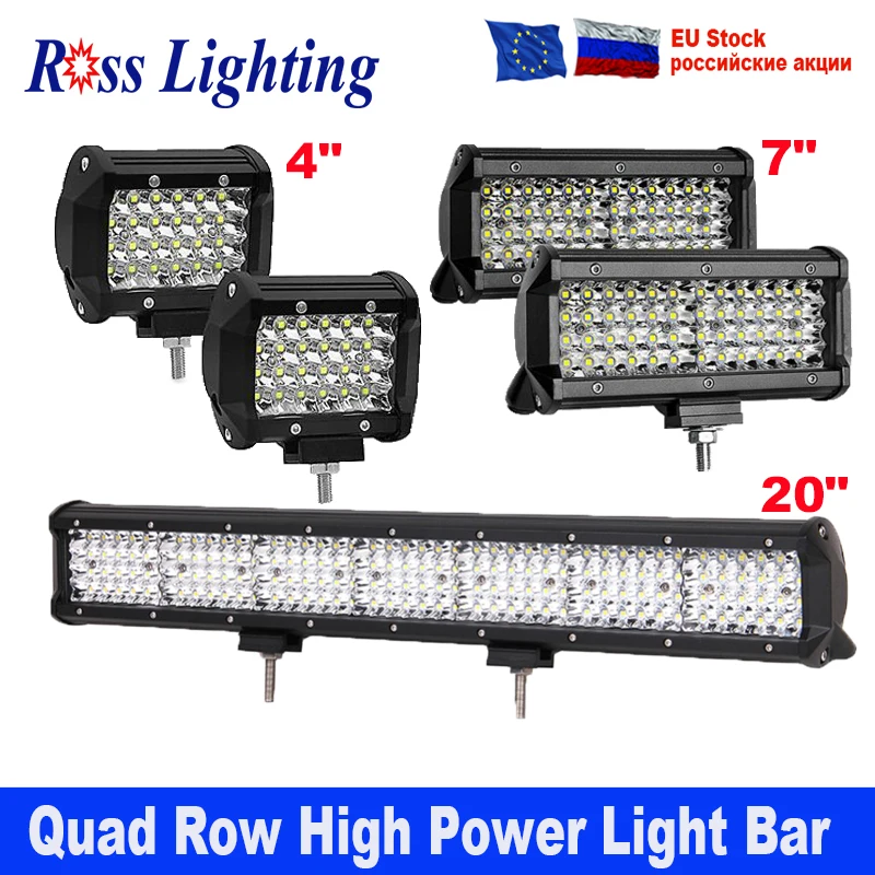 Четырехрядсветодиодный Светодиодная панель 4 &quot7&quot 9 &quot12&quot 20 &quot23&quot точечная LED