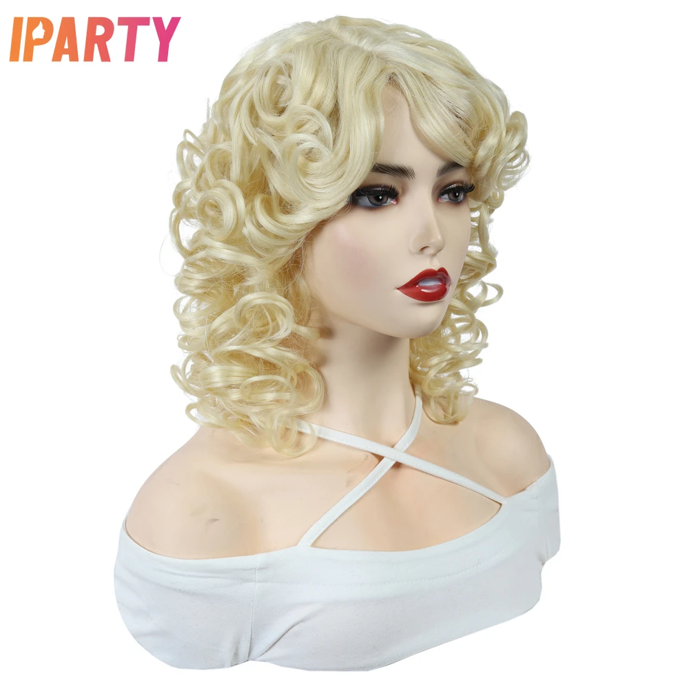 Парик Синтетический с челкой модный удлинитель со светлыми волосами машинная