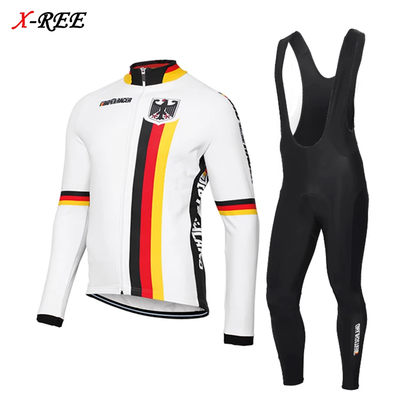 2020 зимняя велосипедная одежда мужской комплект из Джерси с длинным рукавом