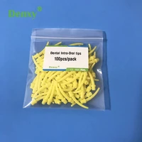 denxy 300pcs disposable dental impression mixing tips mixing tube intra oral syringe head lab equipment professional high class