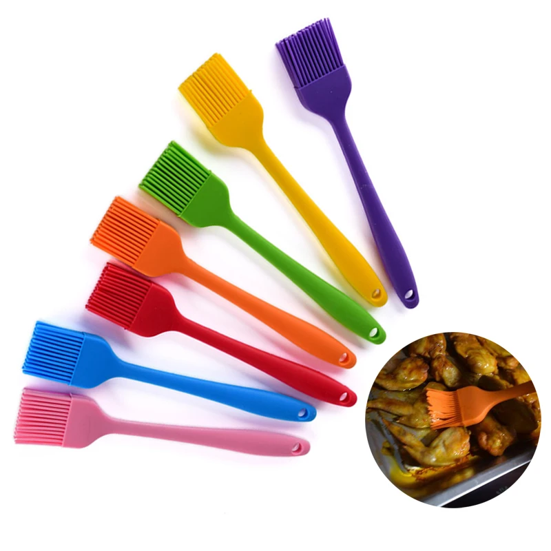 

Multipurpose Pastry Basting Tools Kitchen Sauces Brush Baking BBQ Grilling Silicone Oil Brushes