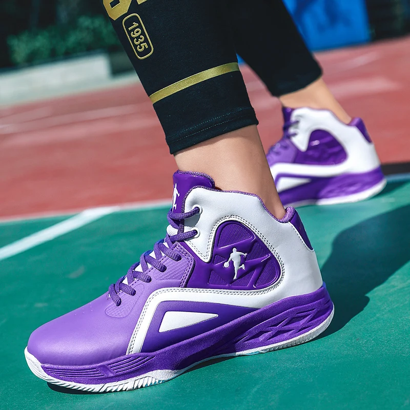 Баскетбольная обувь Streetball мужские кроссовки на шнуровке уличная спортивная