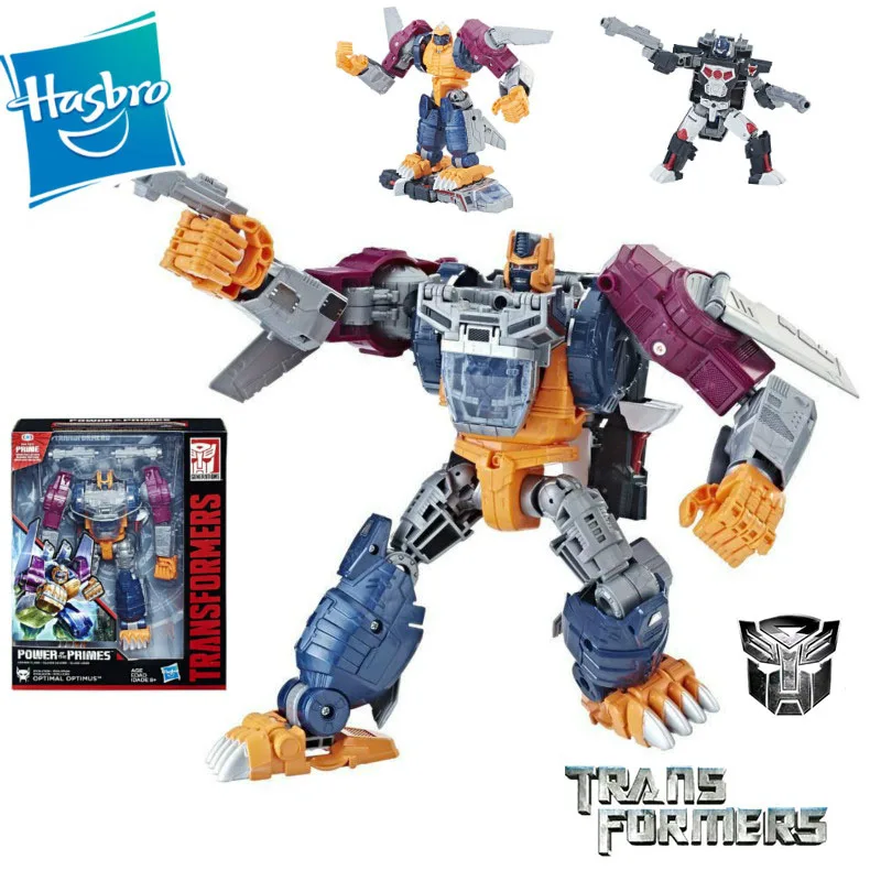 

NEW Hasbro Transformers Toys: Optimus Prime Generations Poder De Los Primes Evolucion Optimal Optimus PVC Action Figures E0904
