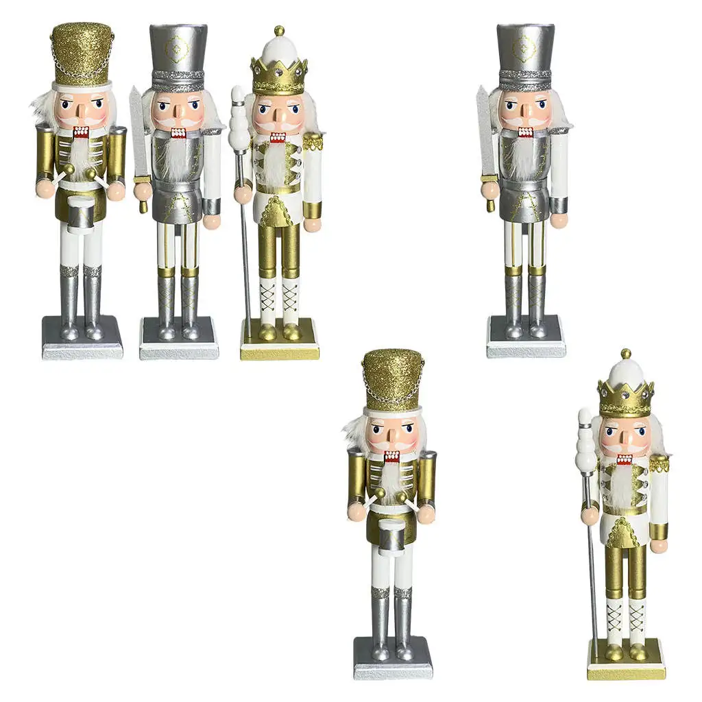 

30 см Рождественский гайковерт солдат ручная роспись гайковерт Солдат модель для праздничного декора настольная коллекционная