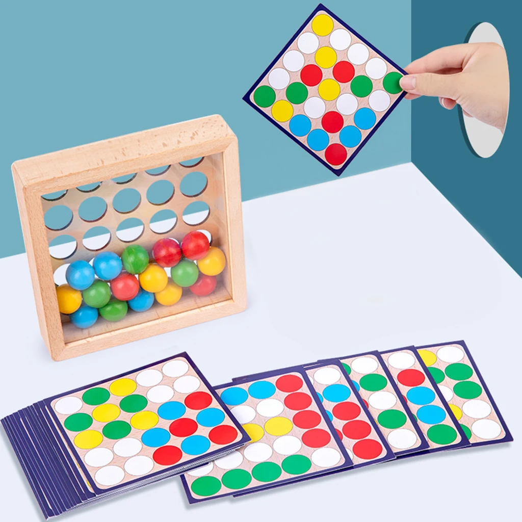 Juguetes sensoriales interactivos para ni&ntilde;os, juguetes sensoriales multicolores para clasificar el Color a juego para la mano y los ojos-0