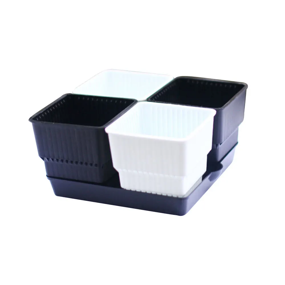 

Mesh Pot Plastic Orchid Container Flower Planter Decoration Gardening Decor With Tray