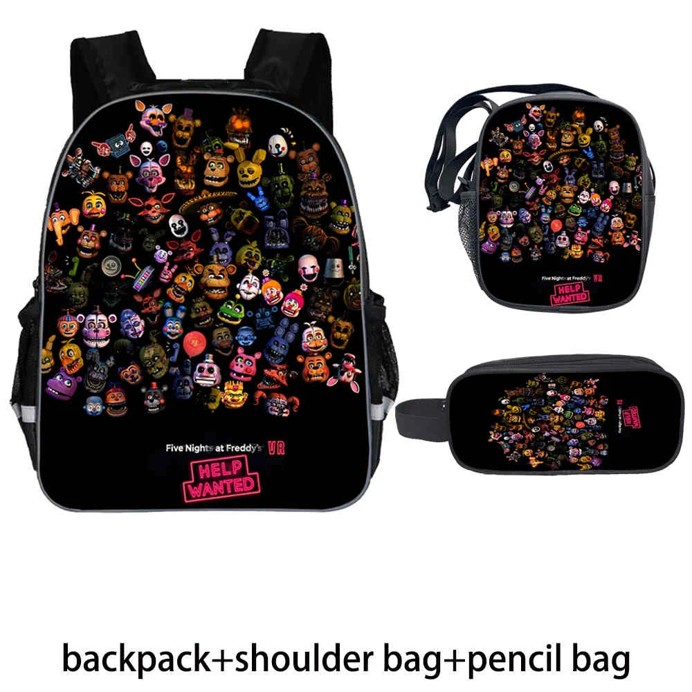 Новый костюм с принтом пять ночей фредди (рюкзак печатных дети школьный рюкзак