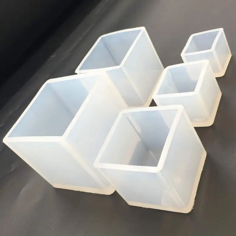 6 шт./компл. кубическая силиконовая форма в виде свечи мыло гипсовая глина сделай