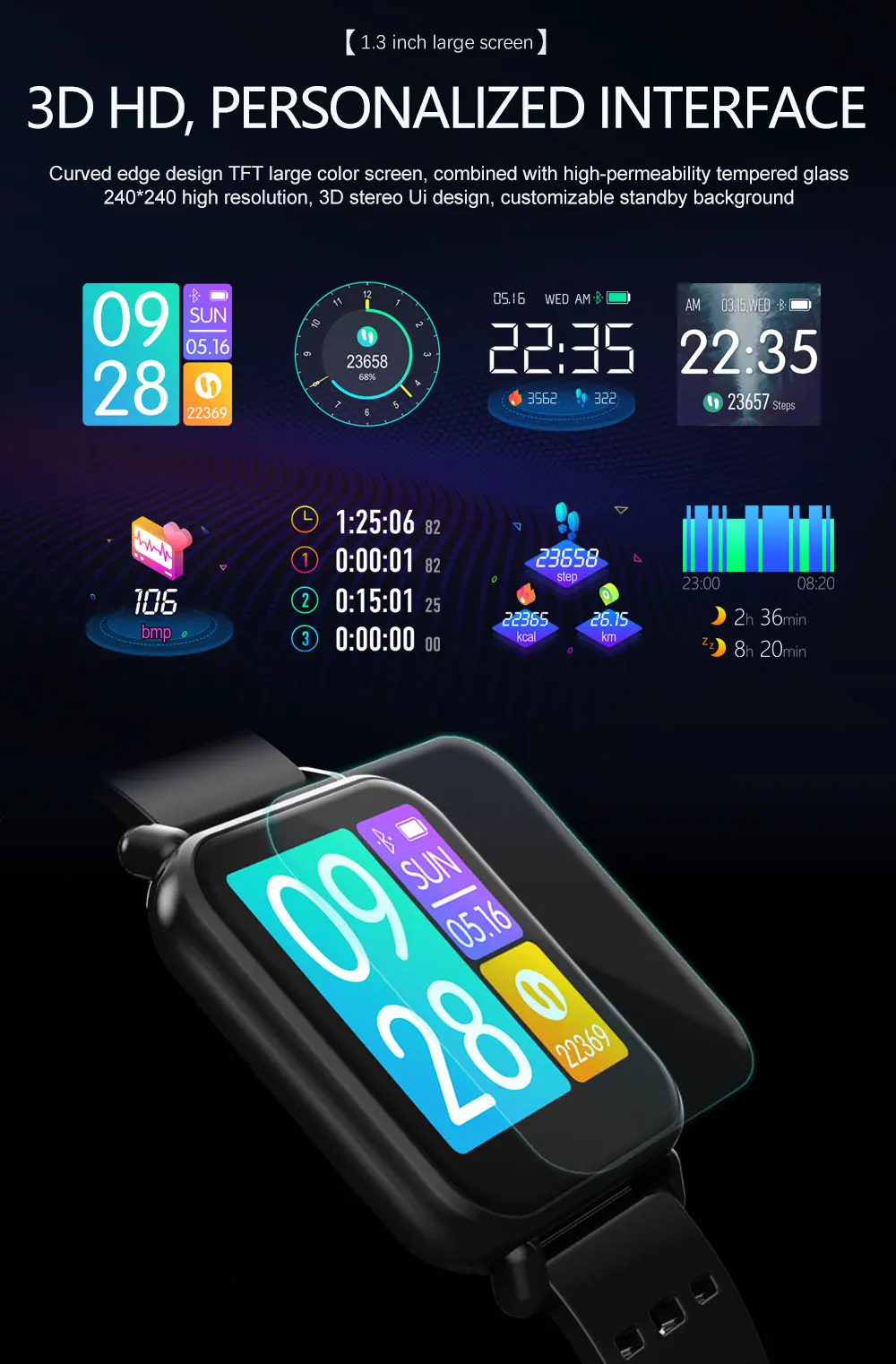 Y6 Pro Multi Smart Bracelet Heart Rate Blood Pressure Oxygen Monitor Smart Band Waterproof Watch Sport Fitness Tracker Wristband