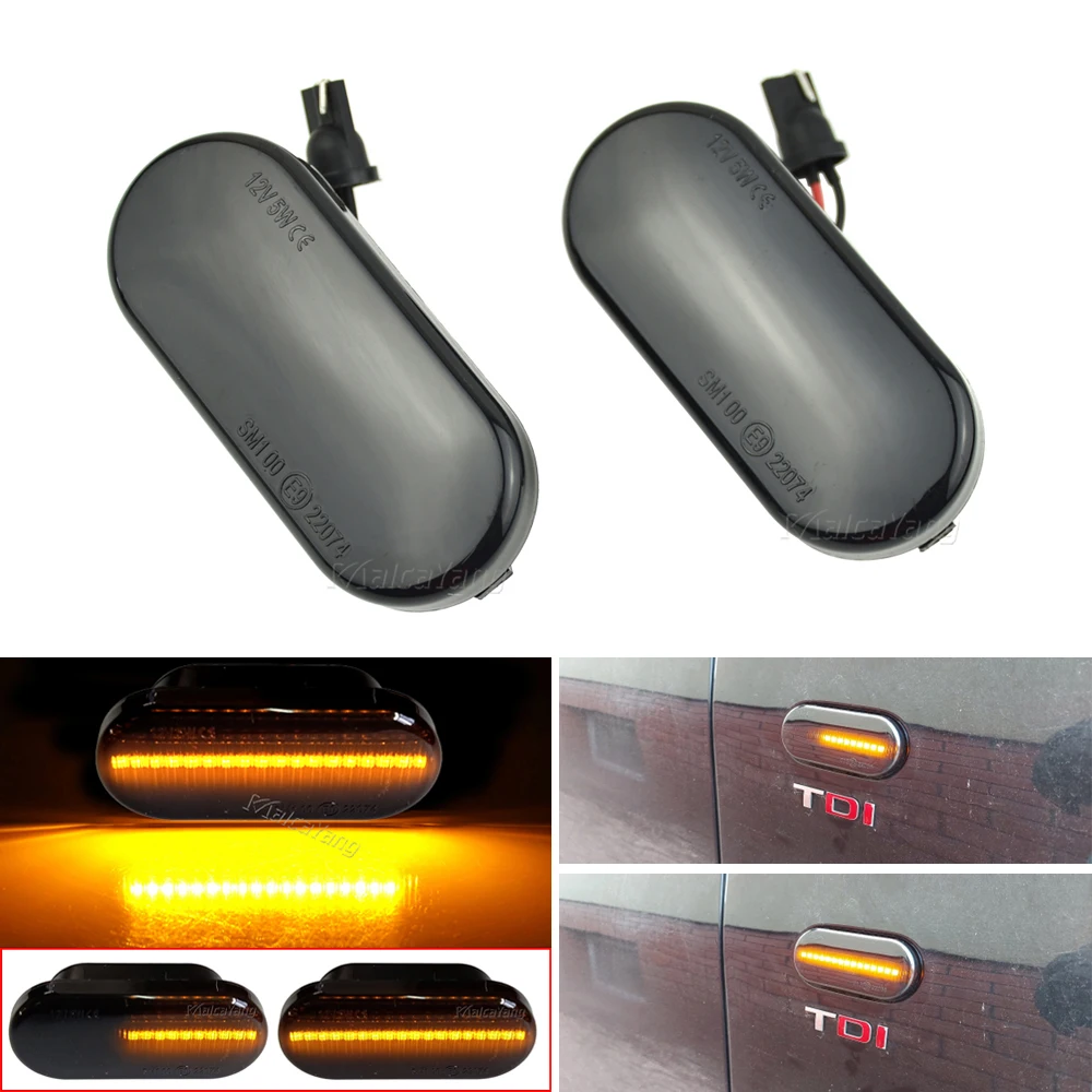 

Led Dynamic Side Marker Turn Signal Light Sequential Blinker Light For VW Golf 3 4 MK3 MK4 Passat 3BG Polo 6N 9N Bora Vento