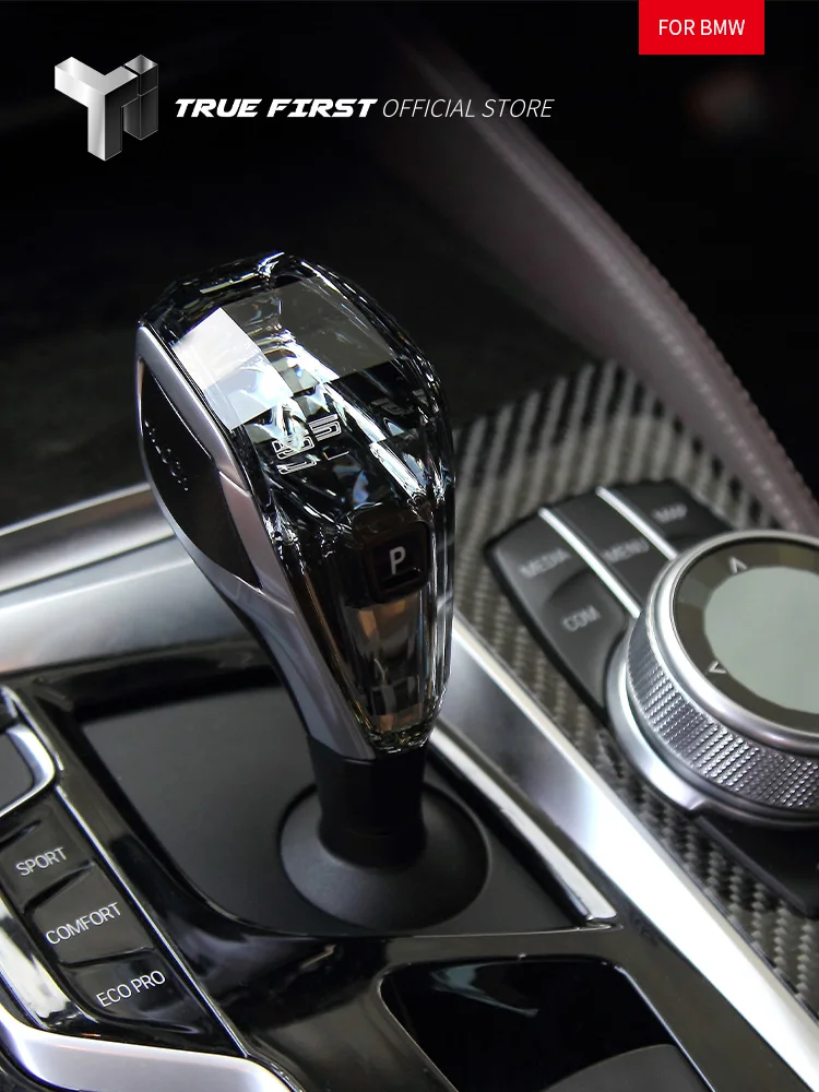 

Car Accessories Crystal Gear Shift Knob Shift Lever For BMW 5 Series G30 G38 2018-2020