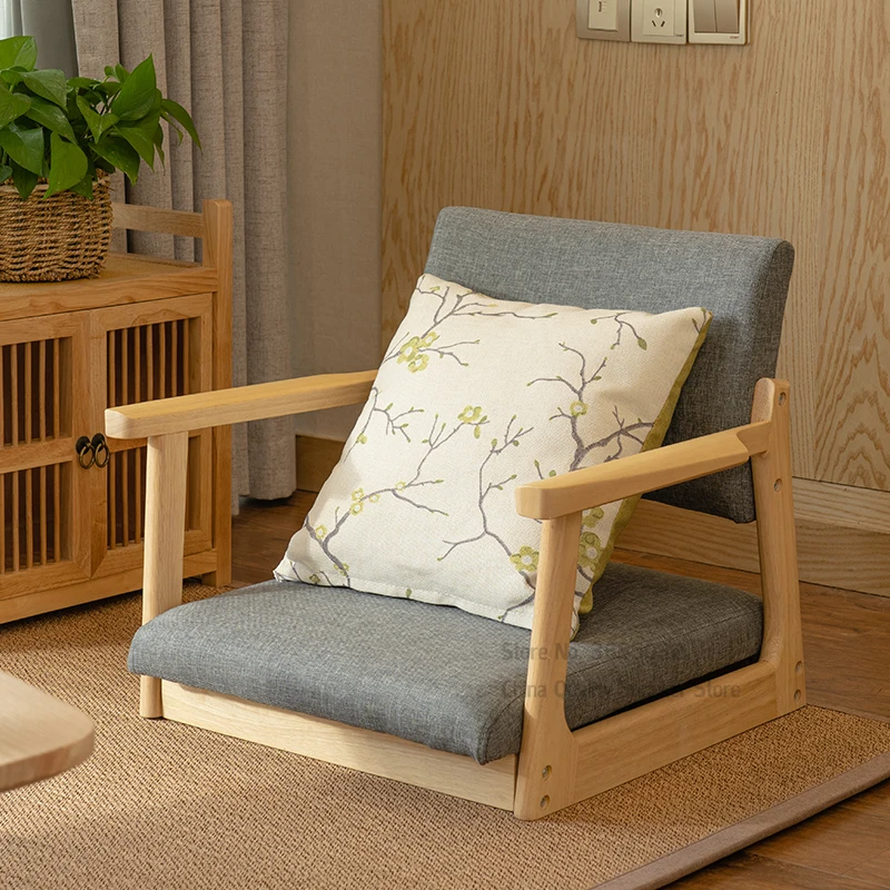 Китайское кресло с поддержкой спинки складной татами эргономичный комфортный