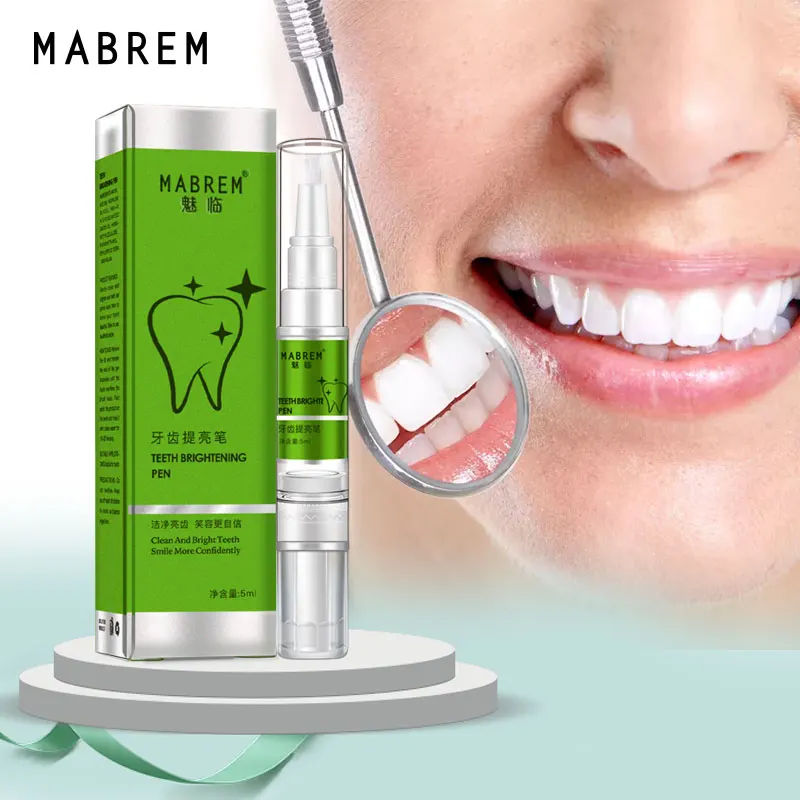 

Teeth Whitening Gel Pen White Teeth Cleaning Serum Oral Care Hygiene Essence Remove Stains Dental Bleaching Teeth Whitener 5ml