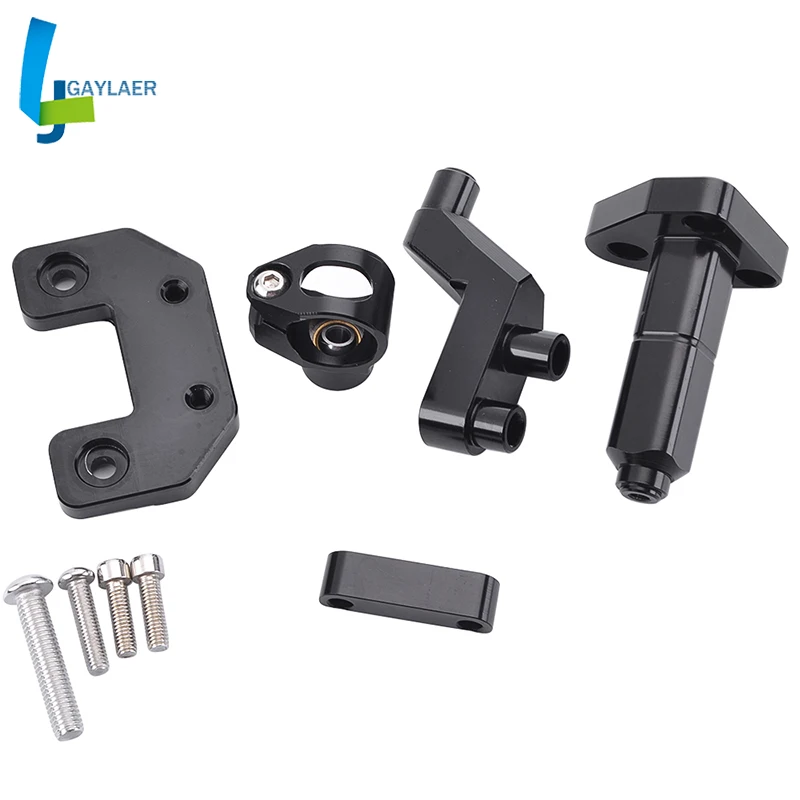 

Для Yamaha MT03 MT 03 2013-2018 CNC мотоцикл демпфер руля стабилизации демпфер Кронштейн монтажный держатель комплект