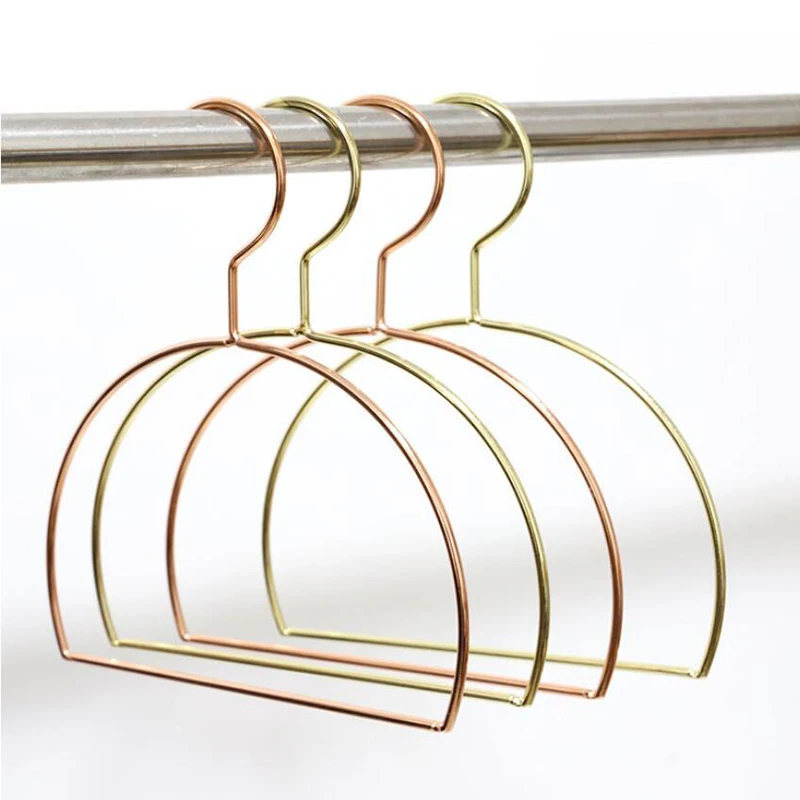 5 шт./лот Золотистый металлический полукруглый ремень для шарфа кольцо хранения