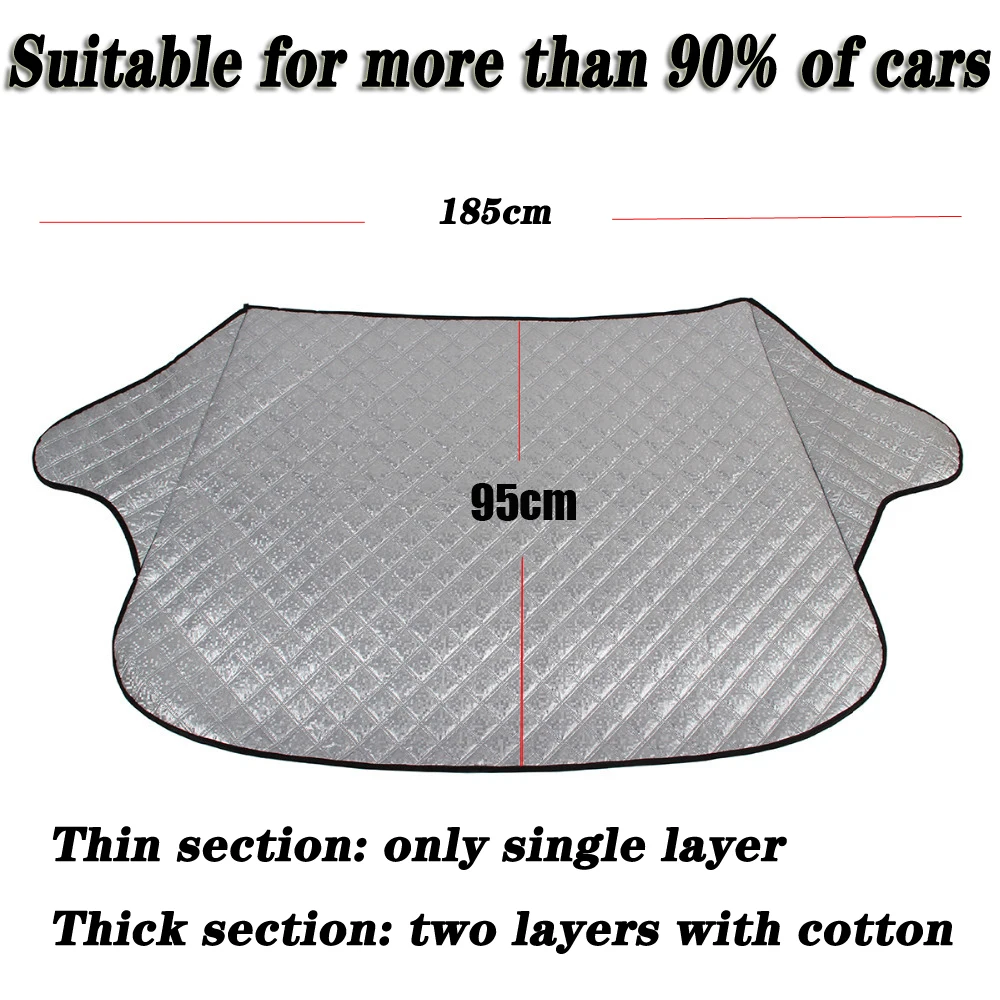 Чехол для автомобиля на лобовое стекло от пыли дождя льда снега - купить по