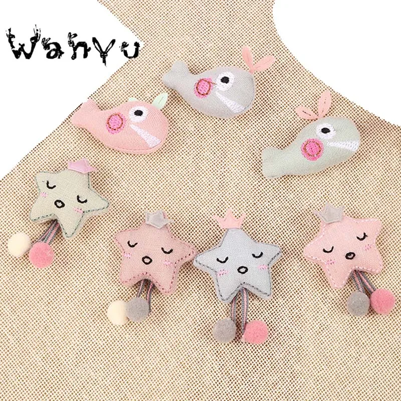 20 шт./лот мультяшная кукла &quotРыбка&quot кукольные нашивки с пятиконечной звездой